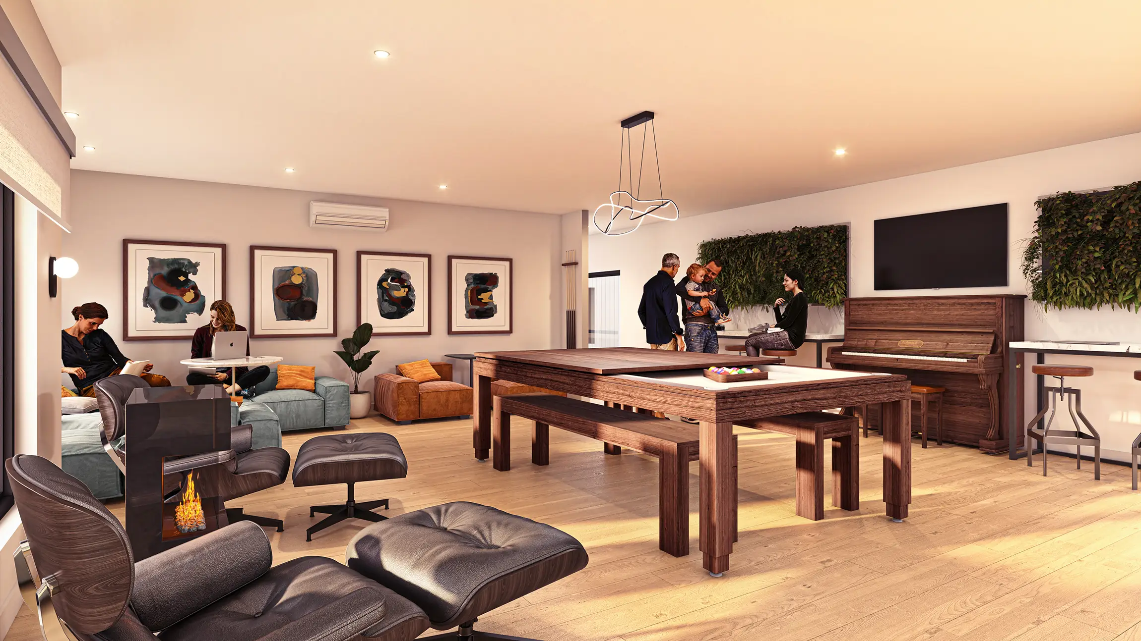 Lounge area